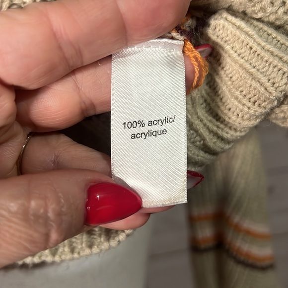 Maurice’s crop striped sweater women’s XL - preppy - cottagecore -nerd aesthetic - Picture 7 of 7